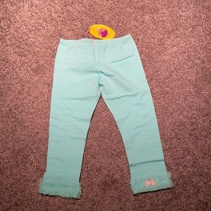 NWT Kaiya Eve Girls Size 6 Baby Blue leggings